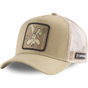 Sapkák ívelt barna snapback LOO COY1 Kojot Looney Tunes Capslab