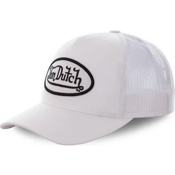 Sapkák ívelt fehér snapback COL WHI Von Dutch