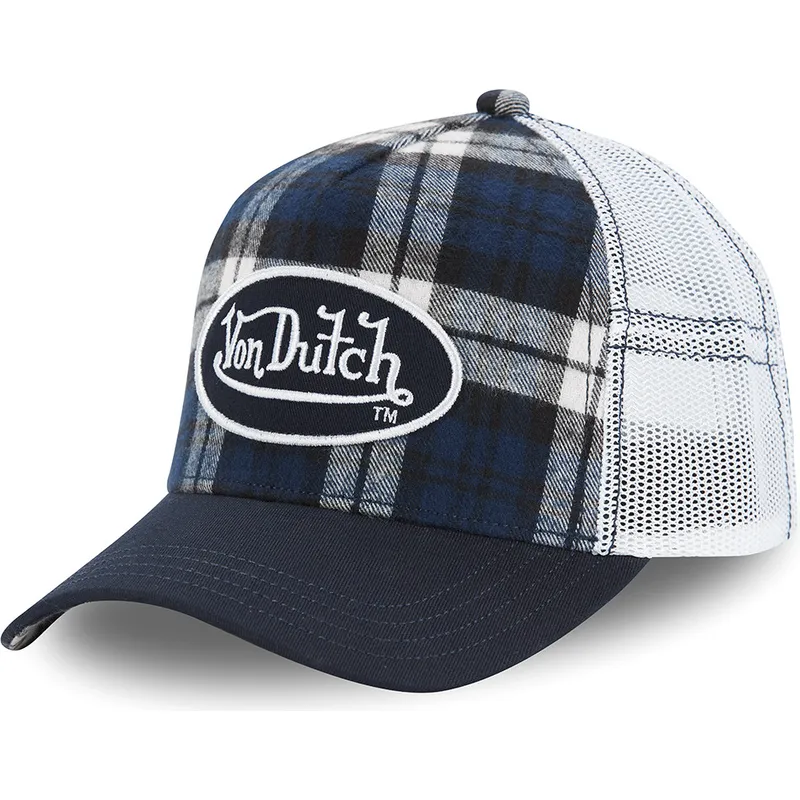 von-dutch-car-a5-weiss-blau-karierte-trucker-kappe