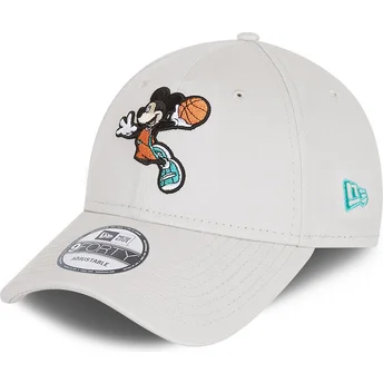 verstellbare-weisse-curved-cap-9forty-character-sports-mickey-mouse-basketball-disney-von-new-era