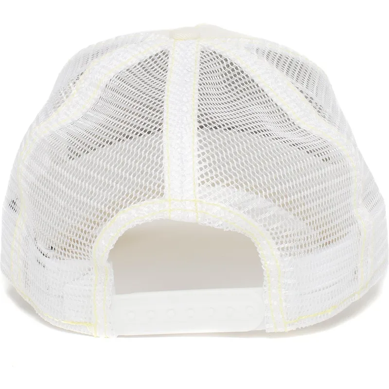 gorra-trucker-blanca-abeja-queen-bee-de-goorin-bros