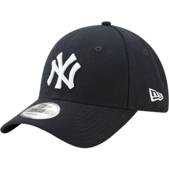 new-era-curved-brim-9forty-the-league-new-york-yankees-mlb-adjustable-cap-verstellbar-marineblau