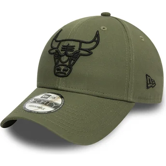 sapkak-ivelt-zold-allithato-9forty-league-essential-chicago-bulls-nba-new-era