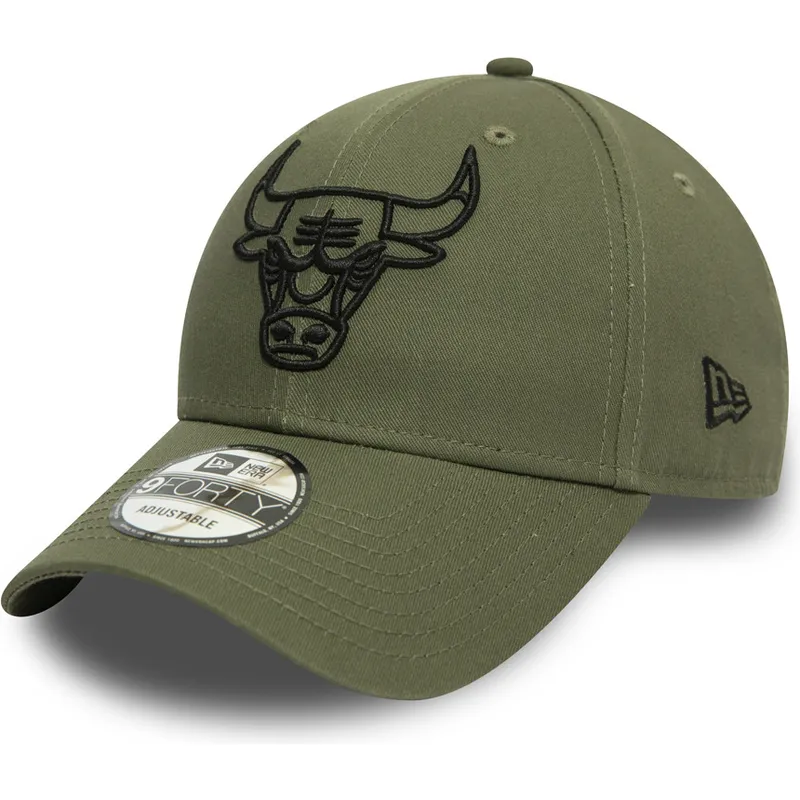 sapkak-ivelt-zold-allithato-9forty-league-essential-chicago-bulls-nba-new-era