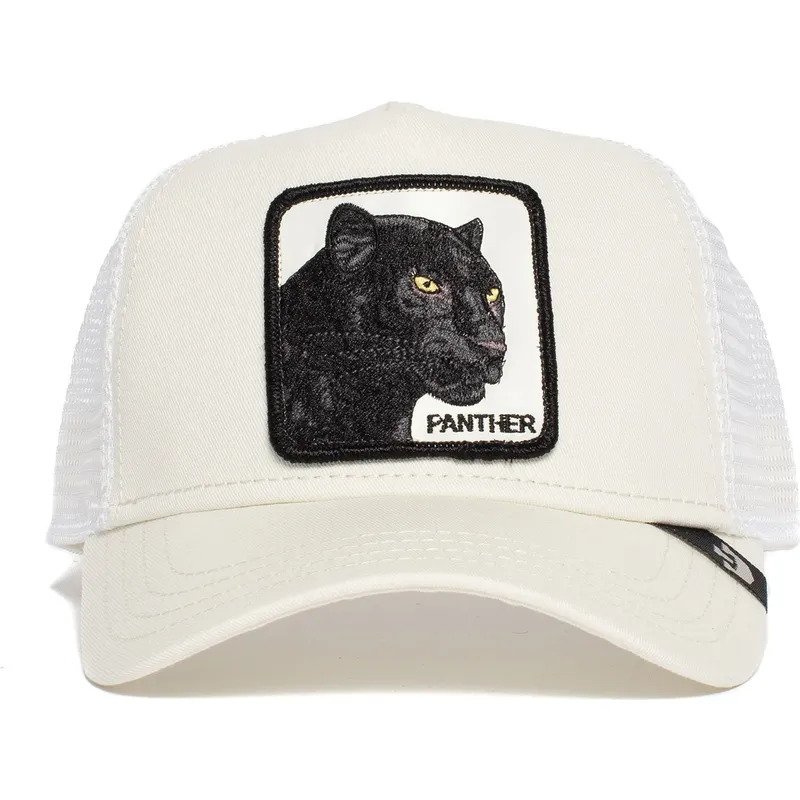 vit-trucker-keps-black-panther-panter-fran-goorin-bros