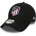 schwarze-verstellbare-9forty-essential-kappe-atletico-de-madrid-lfp-von-new-era