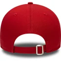new-era-new-york-yankees-mlb-9forty-league-essential-verstellbare-rote-kappe-mit-schwarzem-logo