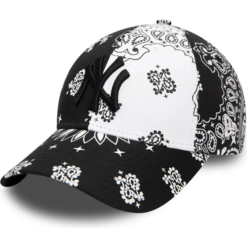 sapkak-ivelt-fekete-allithato-9forty-paisley-print-new-york-yankees-mlb-new-era