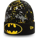 schwarze-mutze-fur-jungen-cuff-knit-paint-splat-batman-dc-comics-von-new-era