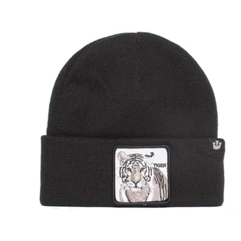 schwarze-mutze-tiger-big-articat-the-farm-von-goorin-bros