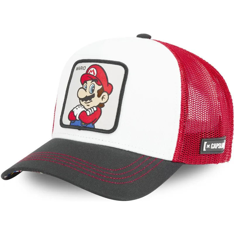 trucker-cap-weiss-rot-und-schwarz-mario-smb-mar-super-mario-bros-von-capslab