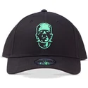 schwarze-verstellbare-kappe-mit-gebogenem-schirm-frankenstein-von-difuzed