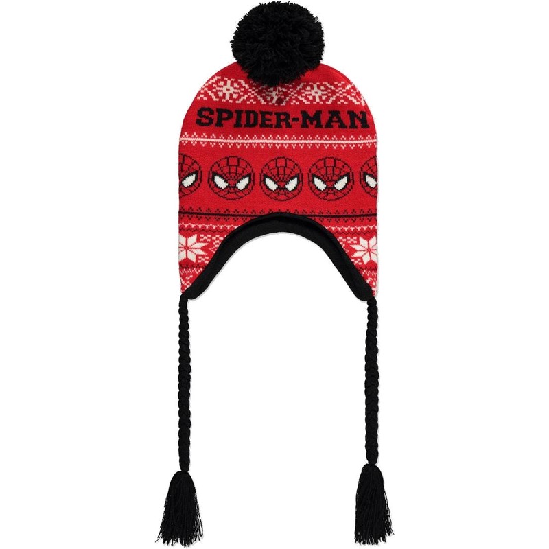 difuzed-spider-man-christmas-marvel-comics-red-sherpa-beanie