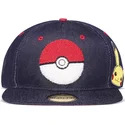 sapkak-lapos-kek-snapback-vaquero-pikachu-difuzed