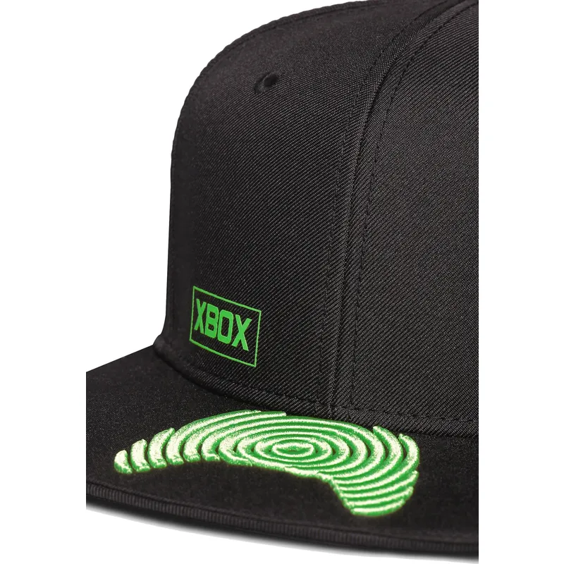 sapkak-lapos-fekete-snapback-visor-controller-microsoft-difuzed