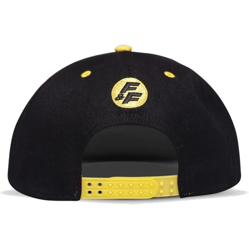 schwarze-flache-snapback-kappe-gradient-logo-fast-furious-von-difuzed