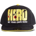 sapkak-lapos-fekete-snapback-be-your-own-hero-olympics-difuzed