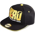 sapkak-lapos-fekete-snapback-be-your-own-hero-olympics-difuzed