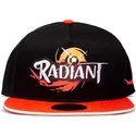 difuzed-radiant-logo-snapback-kappe-in-schwarz-und-orange