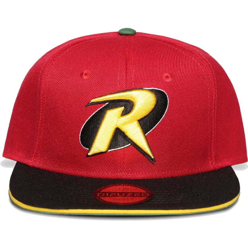 sapkak-lapos-piros-snapback-robin-dc-comics-difuzed