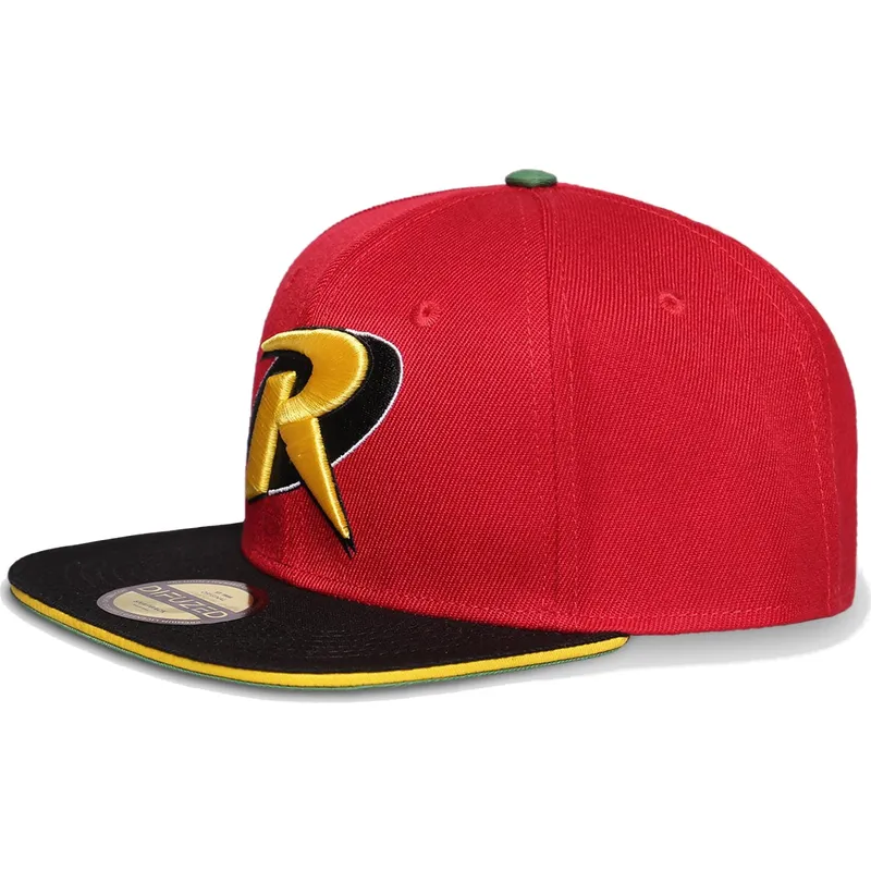 sapkak-lapos-piros-snapback-robin-dc-comics-difuzed