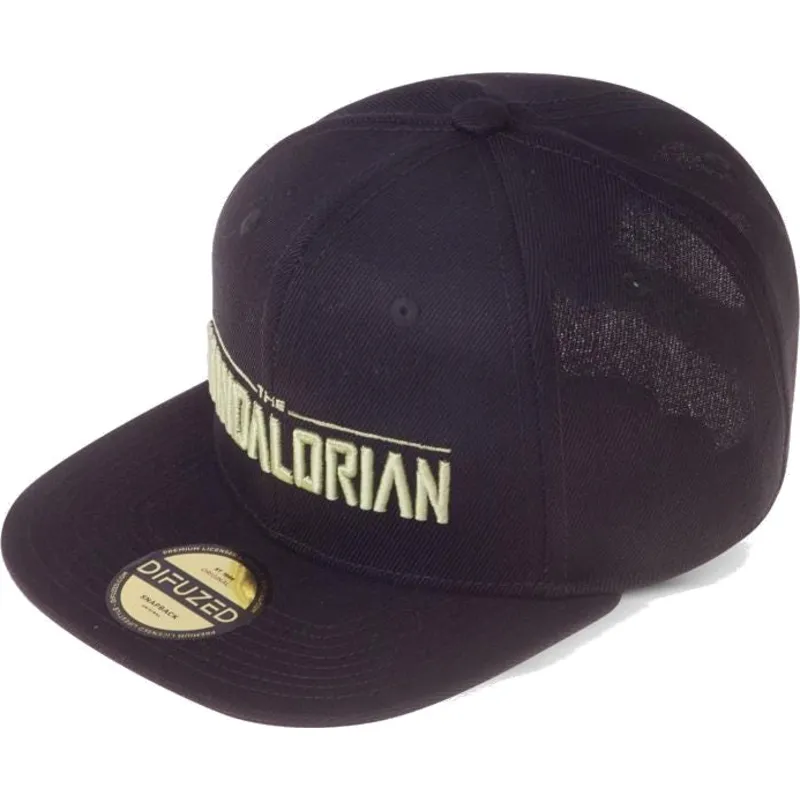 sapkak-lapos-fekete-snapback-the-mandalorian-silhouette-difuzed