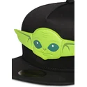 svart-platt-snapback-keps-grogu-baby-yoda-the-mandalorian-star-wars-fran-difuzed