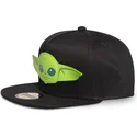 svart-platt-snapback-keps-grogu-baby-yoda-the-mandalorian-star-wars-fran-difuzed