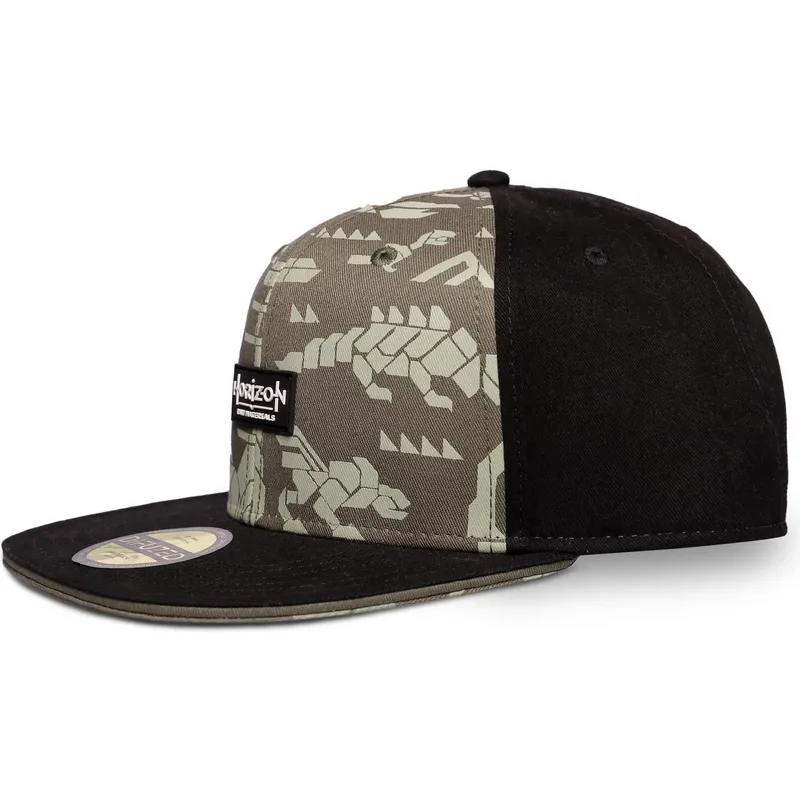 sapkak-lapos-zold-snapback-forbidden-west-difuzed