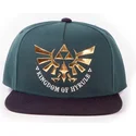 grune-und-schwarze-snapback-kappe-triforce-hyrule-the-legend-of-zelda-von-difuzed