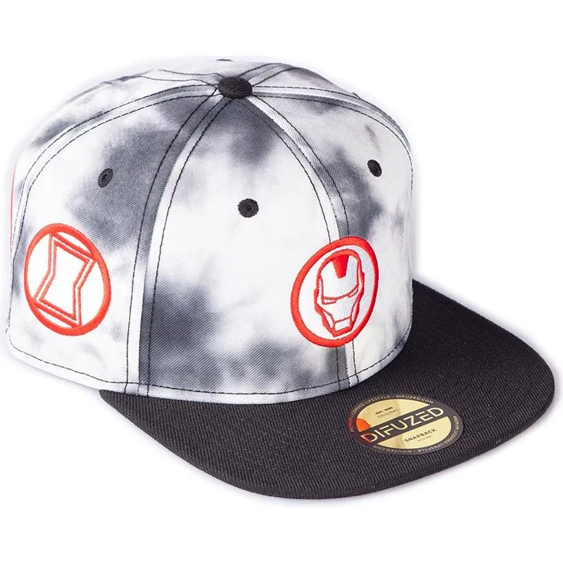 sapkak-lapos-feher-snapback-tye-dye-badge-difuzed