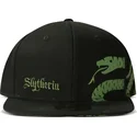 schwarze-flache-snapback-kappe-slytherin-harry-potter-von-difuzed