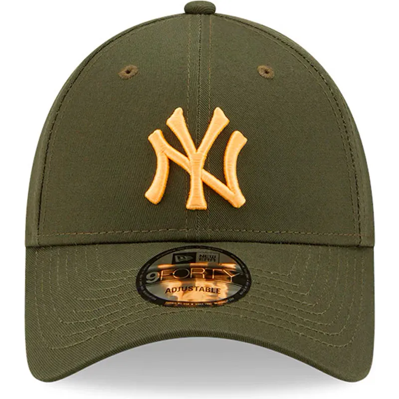 cap-ivelt-zelen-reguliruema-lenta-9forty-league-essential-new-york-yankees-mlb-new-era
