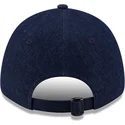 new-era-9forty-verstellbare-kappe-mit-gebogenem-schirm-in-dunkelblau-denim-der-new-york-yankees-mlb