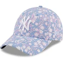 sapkak-ivelt-kek-allithato-rosa-9forty-floral-new-york-yankees-mlb-new-era