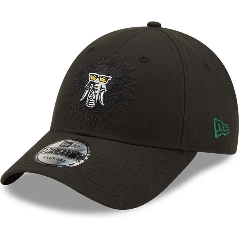 sapkak-ivelt-fekete-snapback-9forty-elemental-oakland-athletics-mlb-new-era