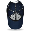 verstellbare-dunkelblaue-kappe-mit-gebogenem-schirm-und-blau-gelbem-logo-9forty-pop-outline-der-new-york-yankees-mlb-von-new-era
