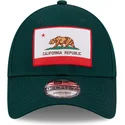 verstellbare-grune-9forty-us-state-california-republic-kappe-von-new-era