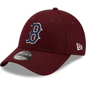 boston-red-sox-mlb-9forty-winterized-verstellbare-weinrote-curved-cap-von-new-era