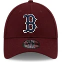 boston-red-sox-mlb-9forty-winterized-verstellbare-weinrote-curved-cap-von-new-era