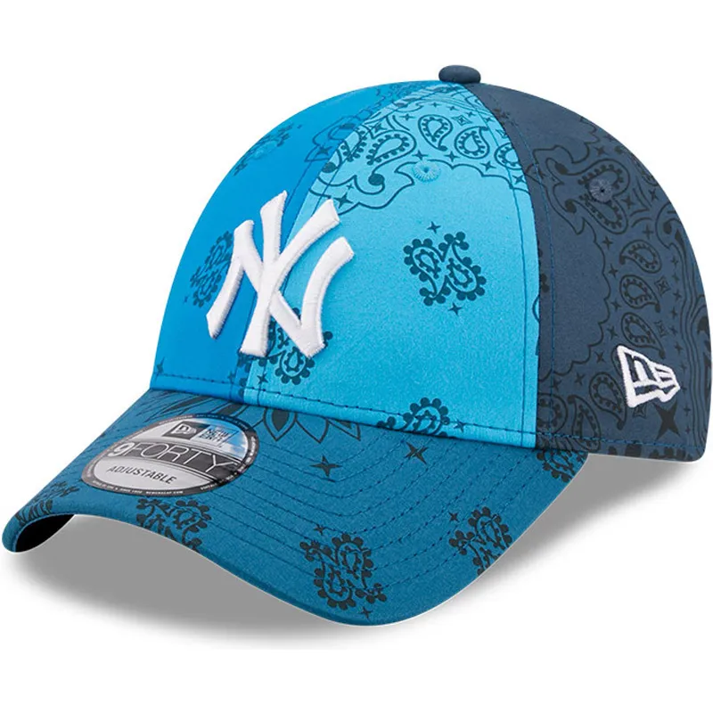 sapkak-ivelt-kek-allithato-9forty-paisley-print-new-york-yankees-mlb-new-era