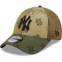 sapkak-ivelt-zold-allithato-9forty-paisley-print-new-york-yankees-mlb-new-era
