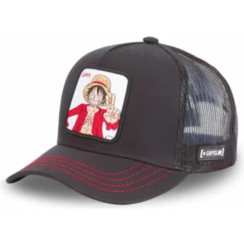 Sapkák ívelt fekete snapback LUF2 Monkey D. Luffy One Piece Capslab