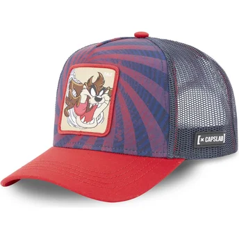 Gorra trucker azul marino y roja Diablo de Tasmania LOO5 TAZ2 Looney Tunes de Capslab