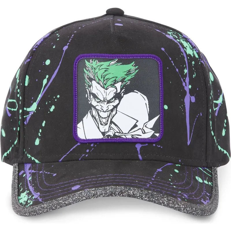 schwarze-und-violette-verstellbare-curved-cap-joker-tag-jok-dc-comics-von-capslab