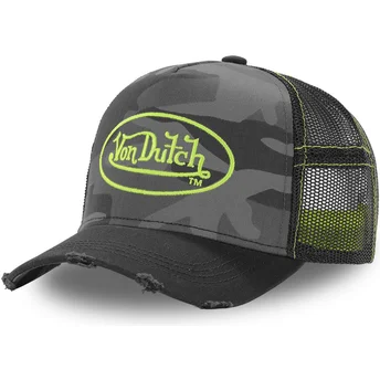 Gorra trucker gris y amarilla CAM YEL de Von Dutch