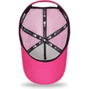 rosa-trucker-cap-a-frame-tonal-mesh-der-los-angeles-dodgers-mlb-von-new-era