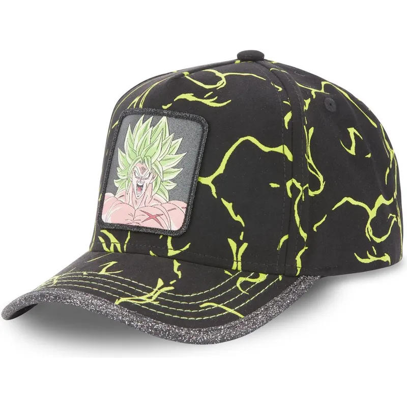 schwarze-und-grune-verstellbare-curved-cap-broly-super-saiyan-legendario-tag-bro1-dragon-ball-von-capslab