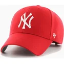 rote-gebogene-snapback-kappe-mvp-der-new-york-yankees-mlb-von-47-brand