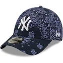sapkak-ivelt-sotetkek-allithato-9forty-paisley-print-new-york-yankees-mlb-new-era